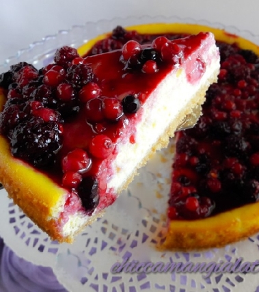 New york cheesecake ai frutti di bosco
