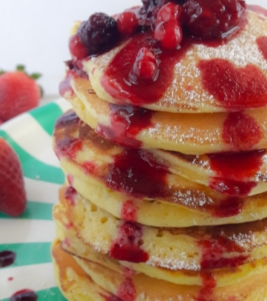 Pancakes ai frutti di bosco