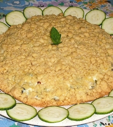 Sbriciolata salata con ricotta e zucchine