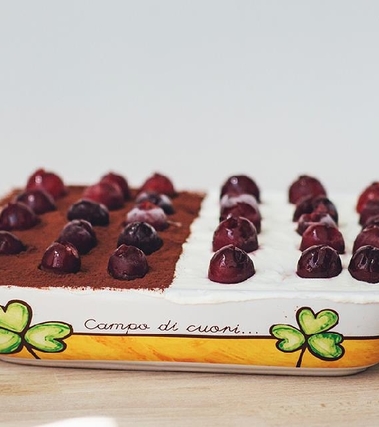 Tiramisù alle ciliegie