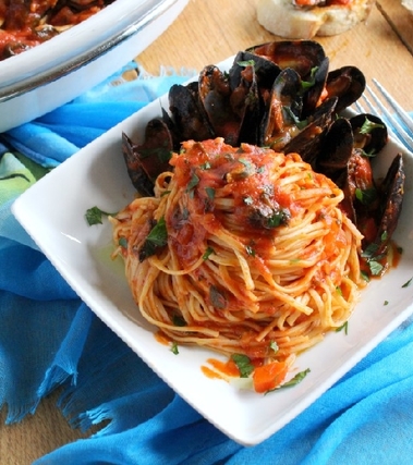 Linguine con le cozze