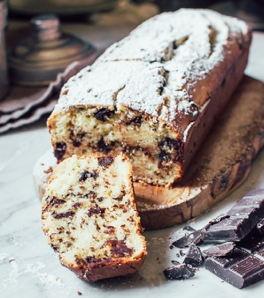 Plumcake alla ricotta con cioccolato