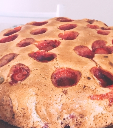 Torta di fragole senza lattosio