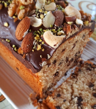 Plumcake yogurt e frutta secca