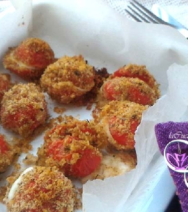 Pomodorini farciti gratinati