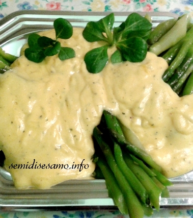 Asparagi allo zabaione salato