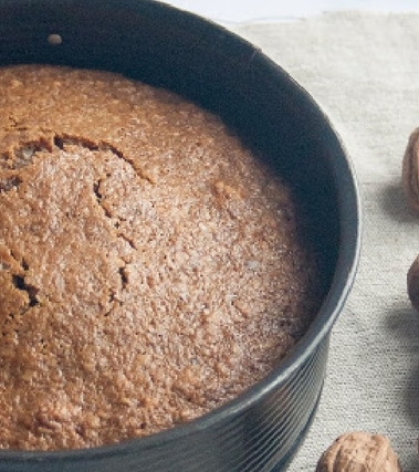 Torta alle noci senza burro