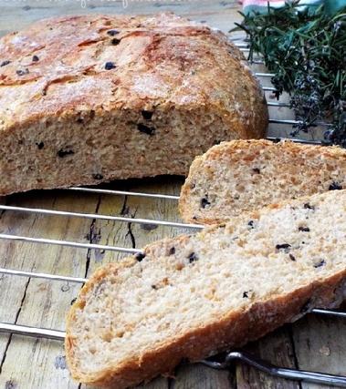 Pane zucca e olive