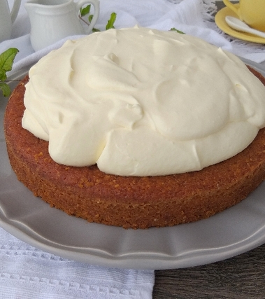 Torta di zucca e nocciole con crema paradiso