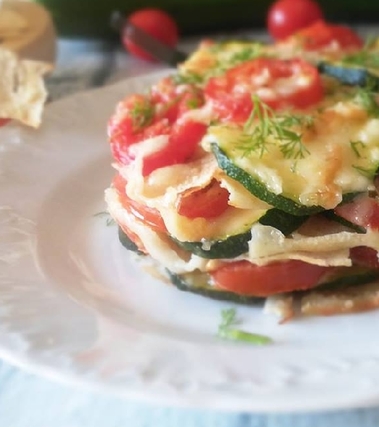 Millefoglie di pane carasu