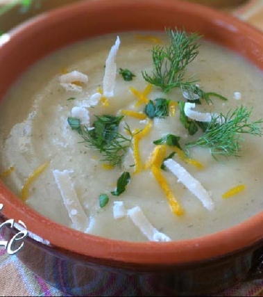 Vellutata di finocchi e arance