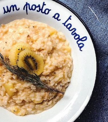 Risotto ai kiwi