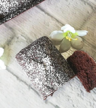 Plumcake all'acqua e cacao