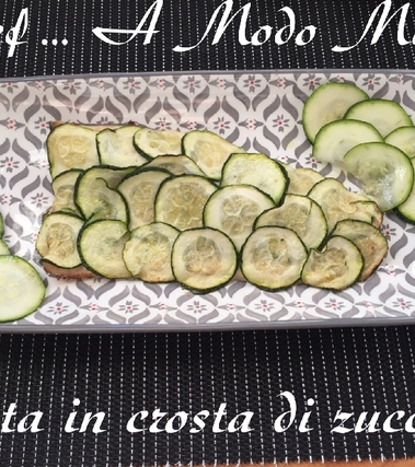 Trota in crosta di zucchine