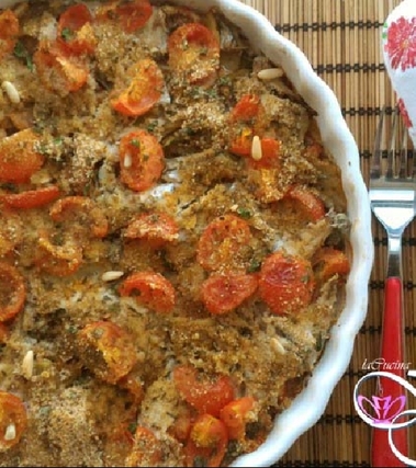 Tortino di alici e patate