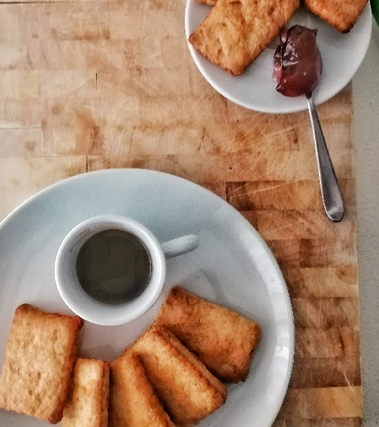 Biscotti vegani banana e limone