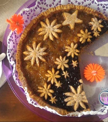 Crostata al farro integrale senza burro