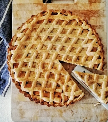 Crostata di ricotta e cioccolato