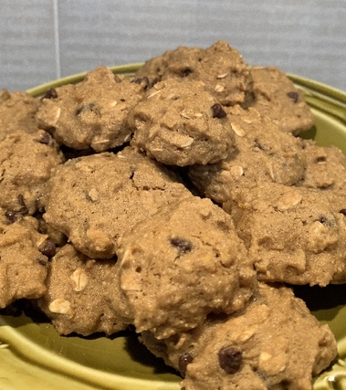 Cookies senza glutine con gocce di cioccolato
