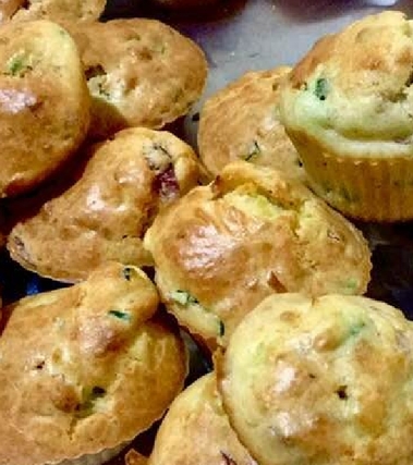 Muffin zucchine e speck
