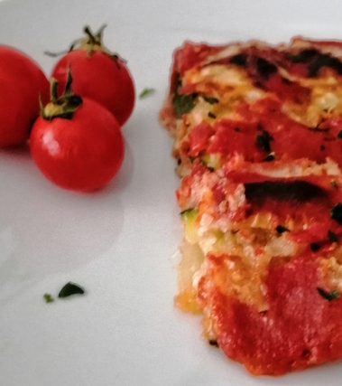 Parmigiana di zucchine senza cottura