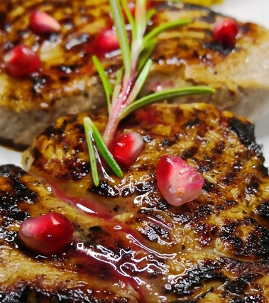 Filetto di vitello al melograno