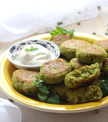 Felafel di piselli spezzati