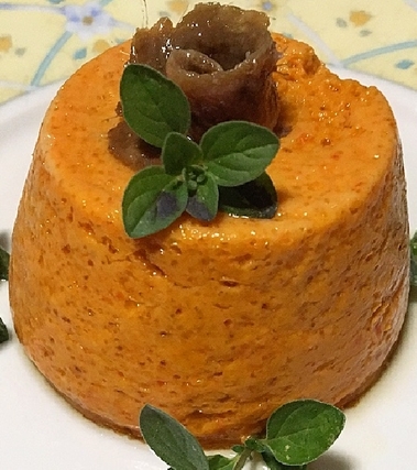 Flan di peperoni