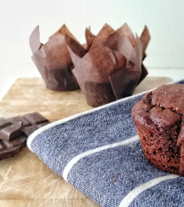 Muffin al doppio cioccolato