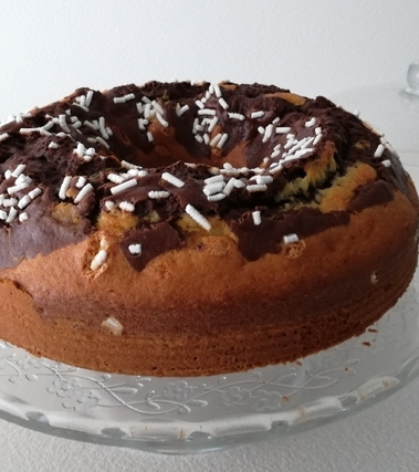 Ciambella vaniglia e cacao