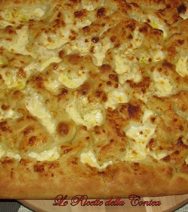 Focaccia con lo stracchino