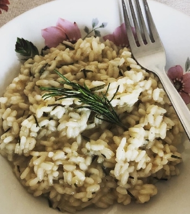Risotto rosmarino e miele