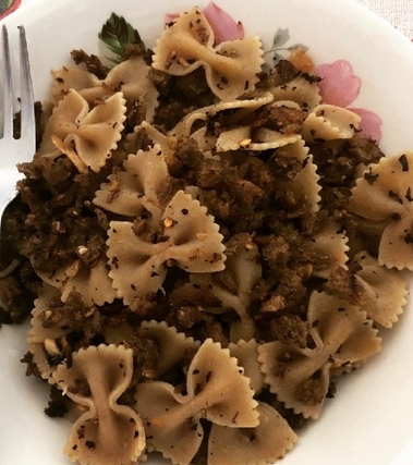 Pasta con la mollica