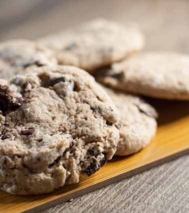 Biscottoni con scaglie di cioccolato