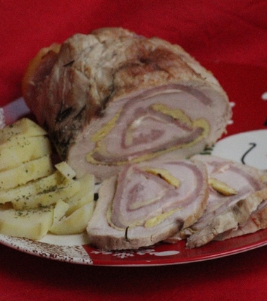Rotolo di tacchino farcito