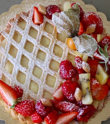 Crostata di frutta fresca e crema pasticciera