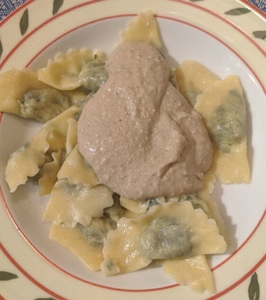 Pansotti con salsa di noci