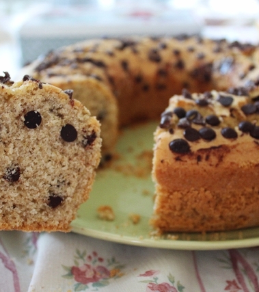 Ciambellone alla cannella con gocce di cioccolato