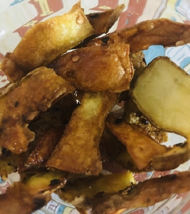 Chips di bucce di patata