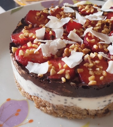 Fit cheesecake senza cottura