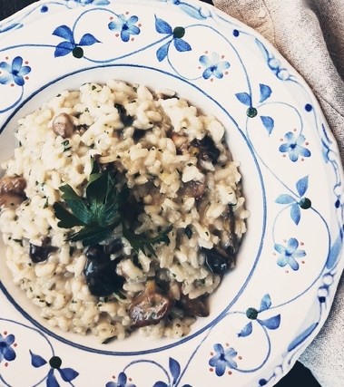 Risotto ai funghi porcini freschi