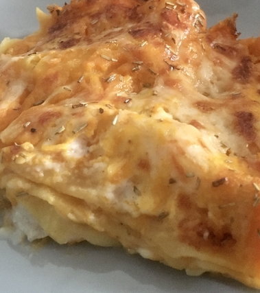 Lasagne zucca e pancetta