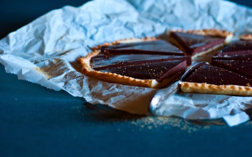 Torta fine al cioccolato e zenzero