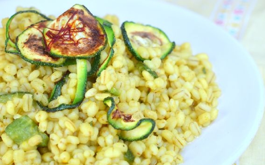 Orzotto ai pistilli di zafferano