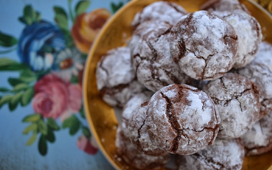 Biscotti al cioccolato al cuore morbido