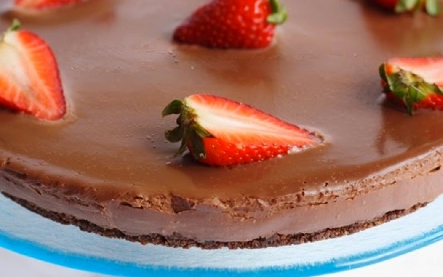 Cheesecake al cioccolato senza cottura