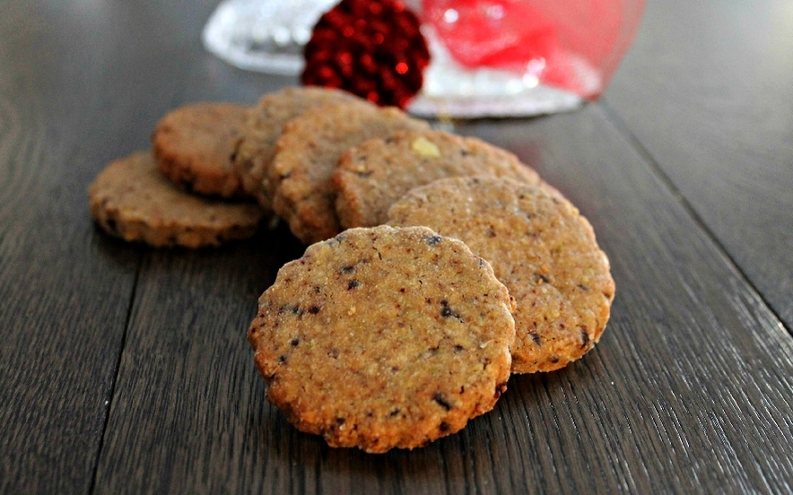 Biscotti al cioccolato e pistacchi