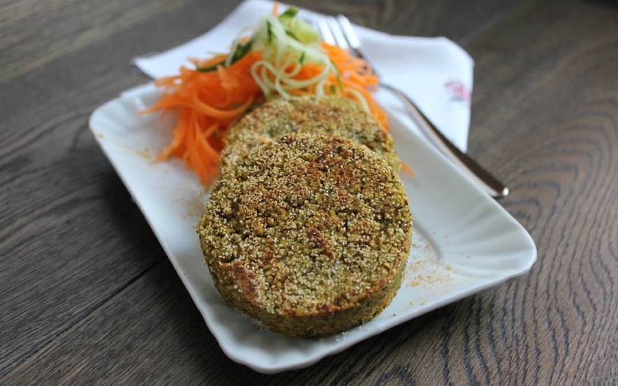 Veggie burger di lenticchie