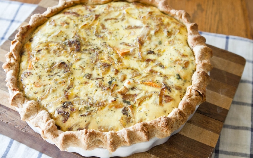 Quiche di patate e gorgonzola