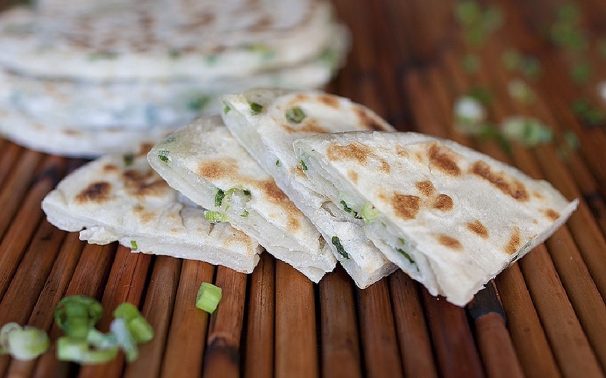 Piadine allo scalogno